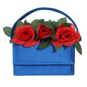 Collectif London Rosie red roses box handbag